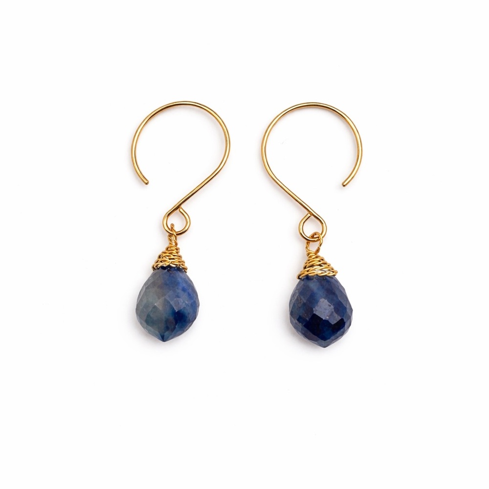 HP7079 Sapphire Earrings